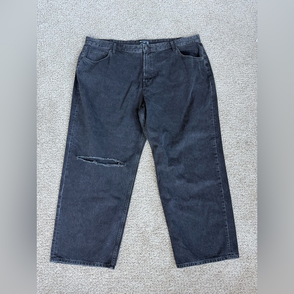Stylish ASOS Black Distressed Jeans - Picture 1 of 3